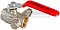 Кран шаровый с дренажом и воздухоотводчиком "рычаг" ВВ внутренняя резьба  3/4" (Valtec VT 245) уп 10 шт