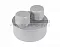 Вакуумный клапан канализационный 110 мм серый (аэратор)