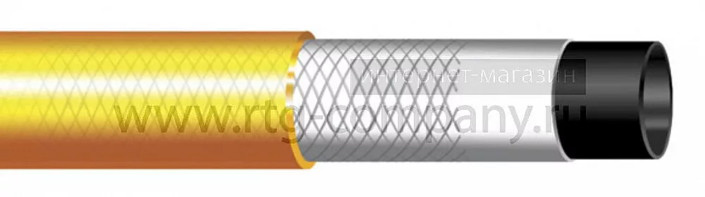 Шланг поливочный Belamos Оранж диаметр 1/2" армированный желтый (Италия) (бухта 50м)