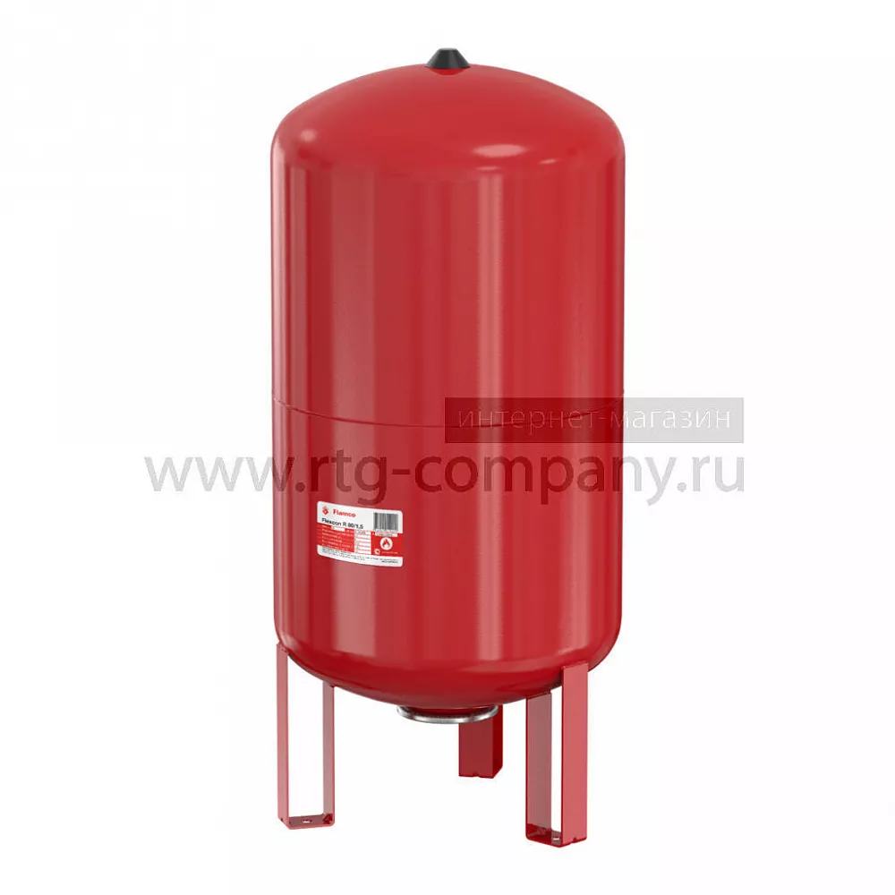 Бак-расширитель для отопления  80л. Красный (FL16083) (Flamco) напольный