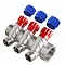 Коллектор с регулировочными вентилями 2 выхода 3/4" * 1/2" (VTc.560.N) (Valtec)