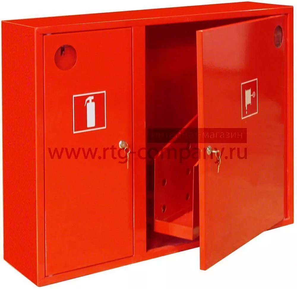 Шкаф пожарный ШПК 315 НЗК 840х650х230 навесной, закрытый, красный (Россия)
