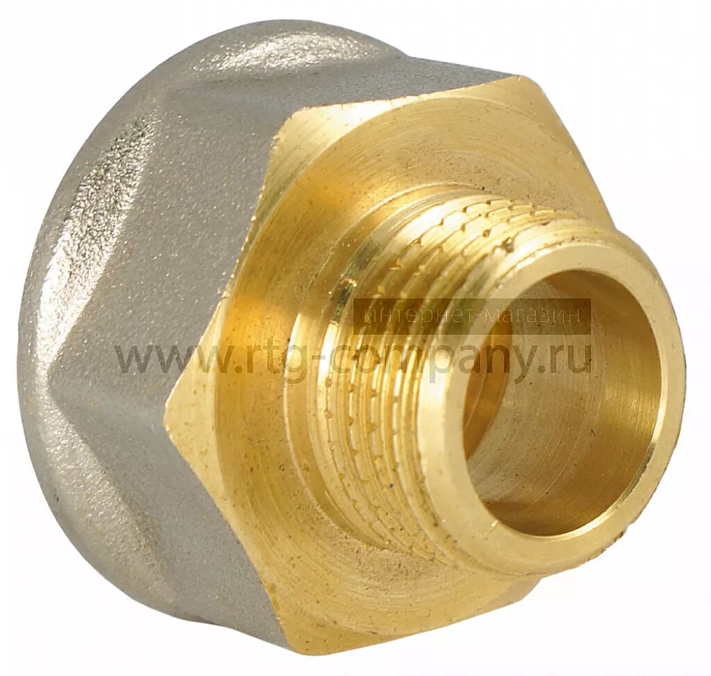 Переходник ВН внутренняя наружная резьба 1"х1/2" (JIF 283) уп 10 шт