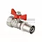 Кран шаровый под пресс ВР внутренняя резьба 16*1/2" (Valtec VT.242) уп 12 шт