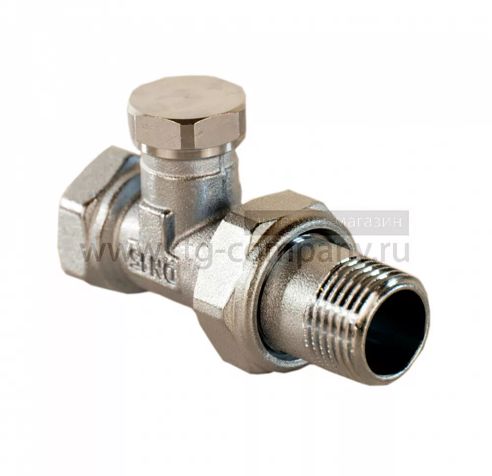 Клапан запорный прямой 1/2" (Valtec VT.20)