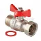 Кран шаровый с накидной гайкой и наружной резьбой 1/2" (VT.260.N.0404)