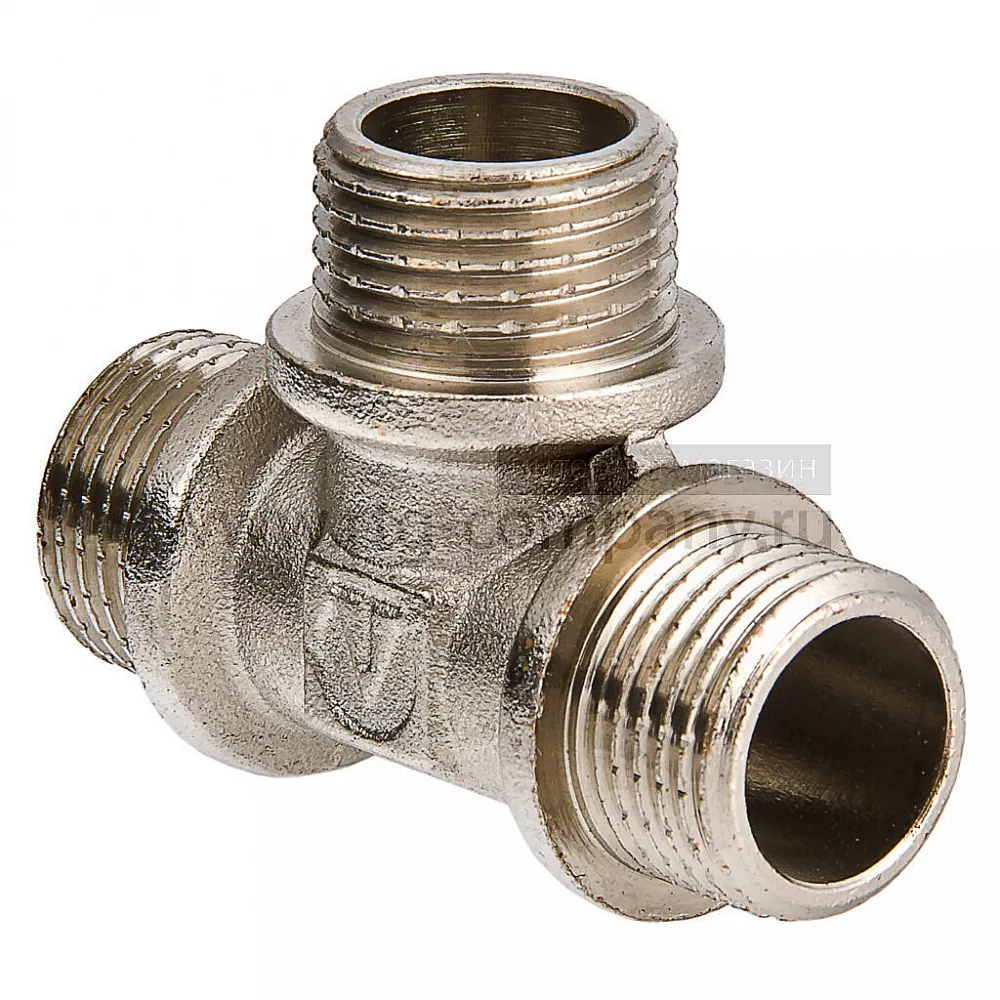 Тройник НН наружная резьба 1/2" (Valtec VT 131) уп 10 шт