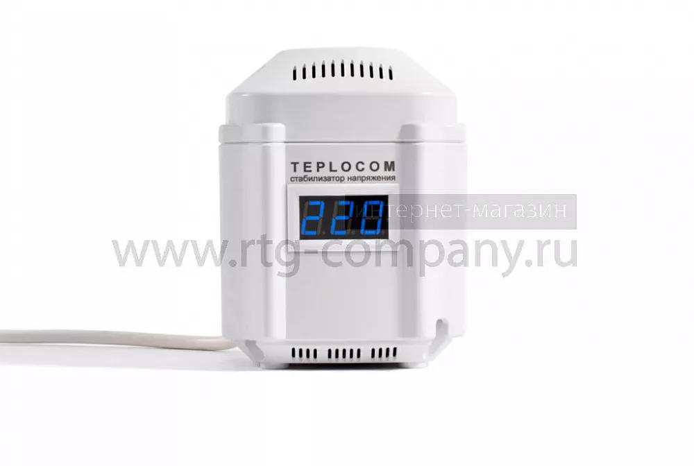 Стабилизатор напряжения Teplocom ST-222-И, индикация, настенный